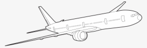 Plane Outline Drawing At Getdrawings - Boeing 777 Silhouette - Free ...