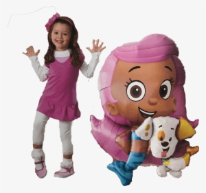 39" Bubble Guppies Molly Puppy Mermaid Airwalker #629985