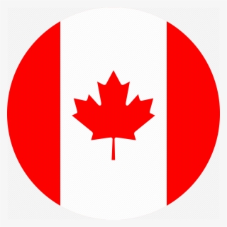 Ca - Canada Flag Circle Png #6200895