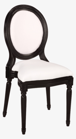 Montaigne Padded Chair Black And White Fire Retardant - Chair #6201002
