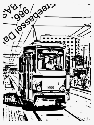 Trolley Train Rail Transport Level Crossing - Trolley #6202862