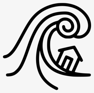 Sea Svg Png Icon - Easy Drawings Of Tsunamis #6204888