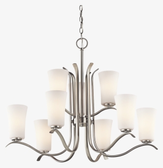 Armida 9 Light Led Chandelier Brushed Nickel - Kichler Armida 9 Light Chandelier #6205312