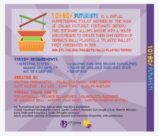 Depero Futuristi Futurism And More Toyboxinsertback - Futurism #6206149