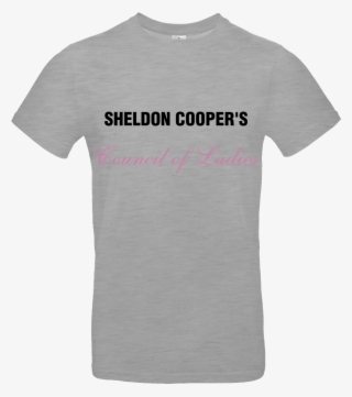 Sheldon Cooper's Council Of Ladies T-shirt B&c Exact #6207060