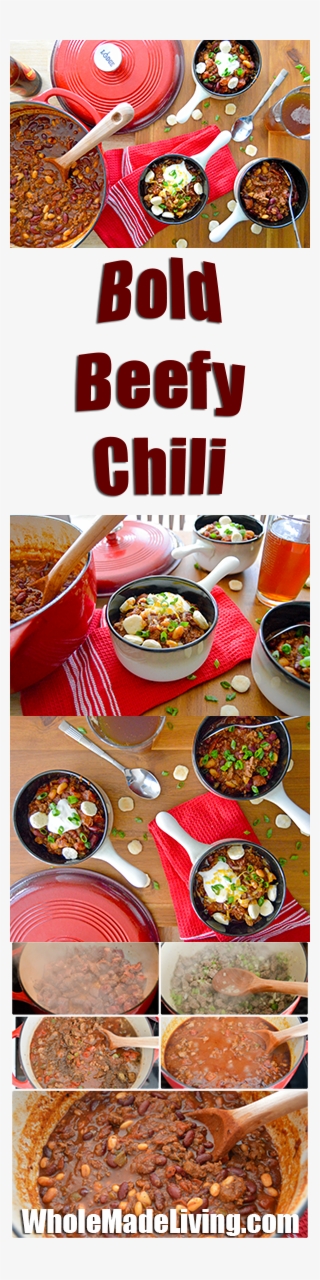 Bold Beefy Chili Pinterest Collage - Beef #6207283