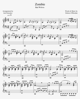 Zombie Sheet Music For Piano Download Free In Pdf Or - Ben Folds Fired Solo Piano Sheet Music #6208215