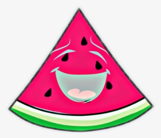 Watermelon Emojisticker Emoji Sticker - Triangle #6209045