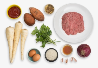 Meatloaf With Parsnip & Sweet Potato Oven Fries - Carrot #6209258