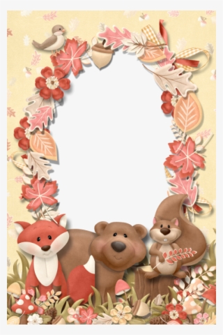 Autumn / Fall Woodland Animals - Woodland Borders And Frames #6209315