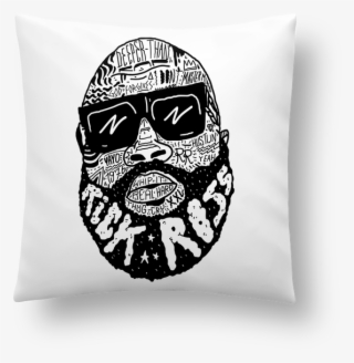 Coussin Synthétique Doux 41 X 41 Cm Rick Ross Head - Nick Cocozza #6211256