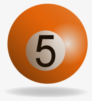 Billiard, Billiard Ball Orange, Sport, Pool, Orange - Imagenes De Bolas De Billar #6214144