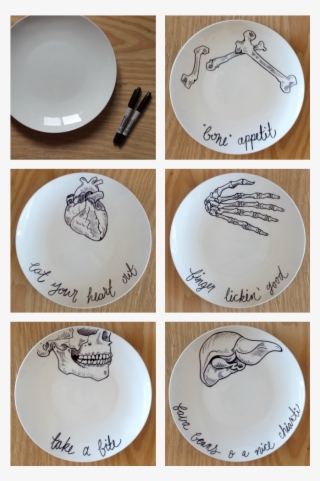 You Can Do It With Mugs Too All It Takes Is Dollar - Plate Diy #6220685