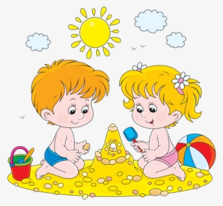 Png Pinterest Clip - Set Of 6 Beach Seaside Kid Children Kettle Spade Car #6221306