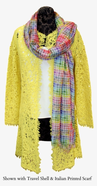 Cashmere Macramé Duster #6222400