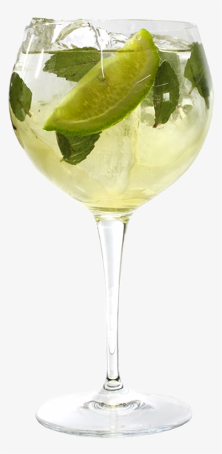 Put Mint Into Large Wine Glass, Squeeze In Two Lime - Margarita #6223310