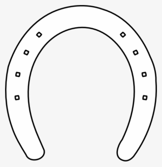 Clip Royalty Free Download Double Horseshoe Clipart - White Horse Shoe Png #6223524