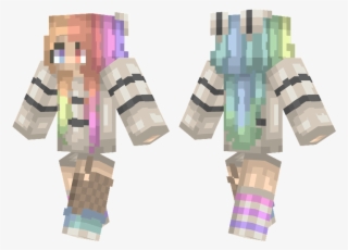Rainbow Hair - Minecraft #6225486