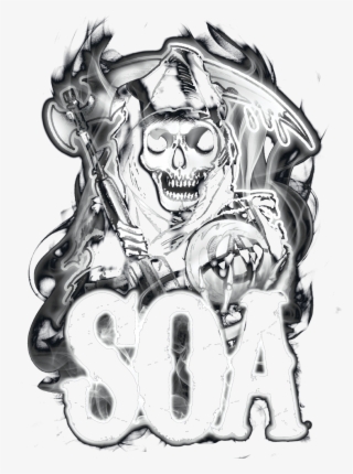 Sons Of Anarchy Smoky Reaper Men's Ringer T-shirt - Shirt #6226860