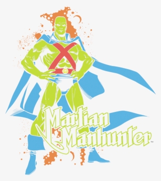 Dc Comics Martian Manhunter Men's Crewneck Sweatshirt - Martian Manhunter #6228105