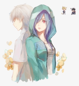 Tokyo Ghoul Kaneki And Touka Render By Kukinima-d8qappt #6229448