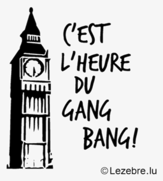 T-shirt "gang Bang" Parody Big Ben #6229720