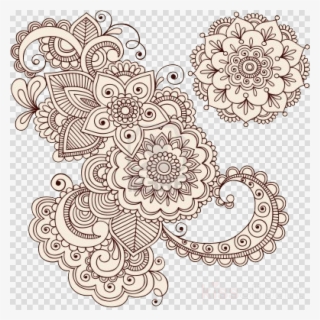 Paisley Flower Pattern Clipart Paisley Pattern - Decorative Drawing Shower Curtain #6234657