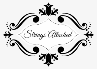 Moldura Rosa Arabescos Vetor #6234862