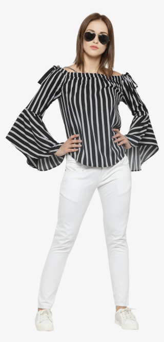Black Stripe - Blouse #6238334