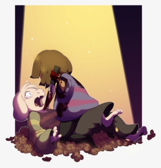 Asriel And Chara Sad #6238506