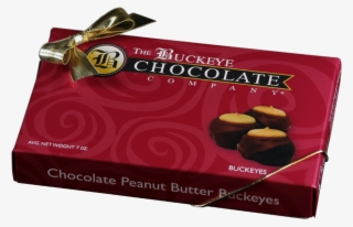 Dark Chocolate Png Pic - Dark Chocolate Buckeyes 14 Oz Box #6238620