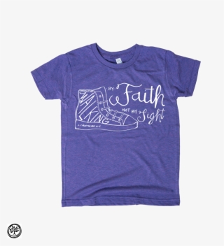 Walking By Faith Kids Tee Orchid #6238782