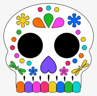 Day Of The Dead Masks Sugar Skulls Free Printable - Mask #6239517