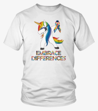 Embrace Differences Autism Unicorn Quote Rainbow Emoji - Run Otr Ii Tour Bey Beychella T Shirt #6240647