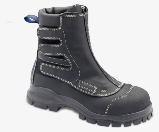 Men's Or Women's Black Flame Retardant Leather And - Blundstone Steel Toe Smelter Boot #6240991