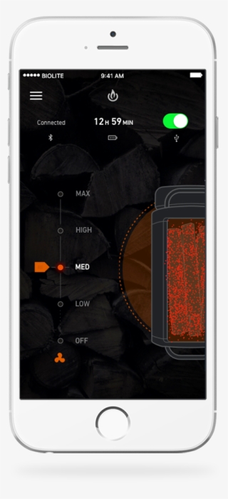 Bluetooth Smokeless Wood & Charcoal Burning Firepit - Biolite #6241554