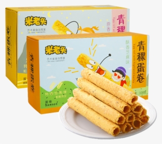 米老头 稞 稞 Egg Roll Heart Sesame Original Fragrant Egg - Snack #6241938