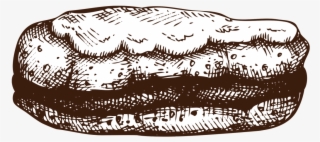 Hand Painted Hot Dog Transparent - Portable Network Graphics #6242879