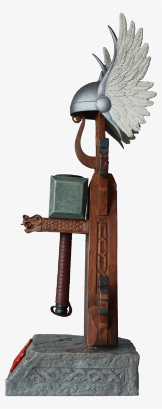 Sideshow Thor Archive Hammer And Winged Helmet Front - Thor's Comic Book Helmet #6243845