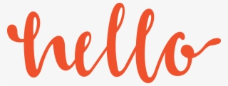 Hello Png Transparent #6244817