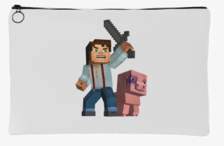 Minecraft Accessory Pouch - Minecraft Story Mode Png #6244921