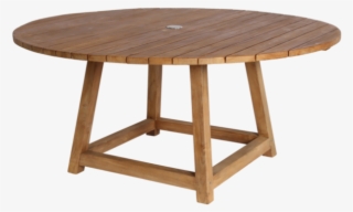 Nassau 63" Dining Round Table In Teak #6246315