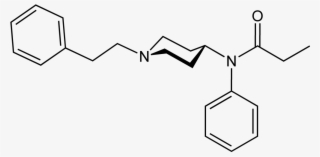 Fentanyl Structure File Fentanyl Xtal 2d Skeletal Png - Fentanyl Molecular Structure #6247708