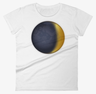 Womens Emoji Shirt Waxing Crescent Moon Just Emoji - Earth #6247787