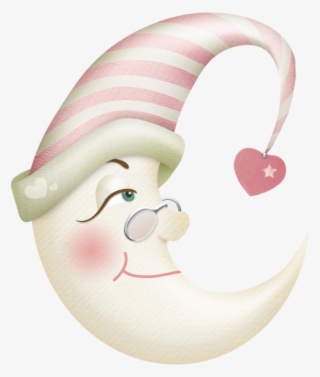 Good Night Clipart Moon - Pink Moon Clipart #6247861