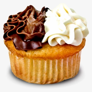 Black And White Cupcakes With Frosting - Cupcake #6248043