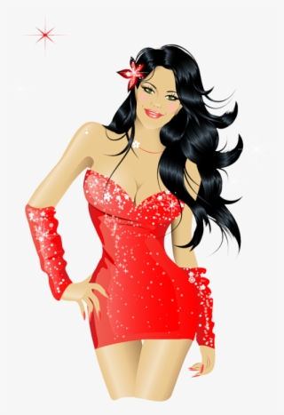Mujer Sexy Animados Clipart Plus-size Model Woman - Desenho De Mulher Sexy #6250303