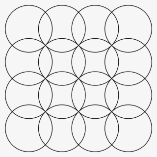 Overlapping Circles Grid - Overlapping Circle Grid #6250419