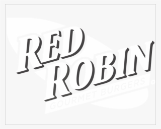 1 - Red Robin Black Logo #6252292