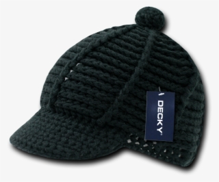 Hand Knit Reggae Jamaican Style Winter Cap Beanie Knit - Decky 624-blk Crocheted Short Jeep Cap, Black #6252846